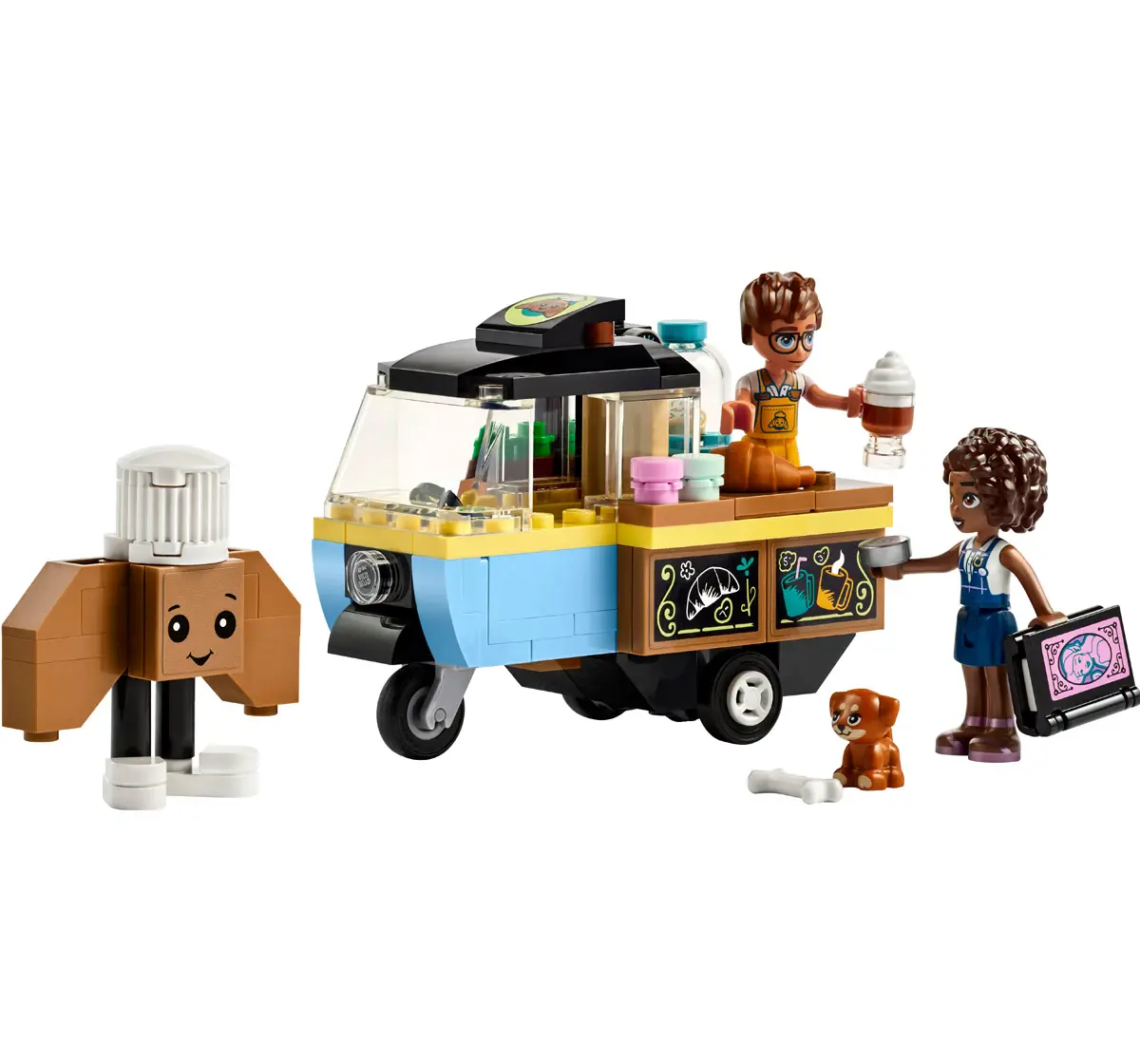 Lego Friends Mobile Bakery Food Cart Toy 42606 Multicolour For Kids Ages 6Y+ (125 Pieces) 
