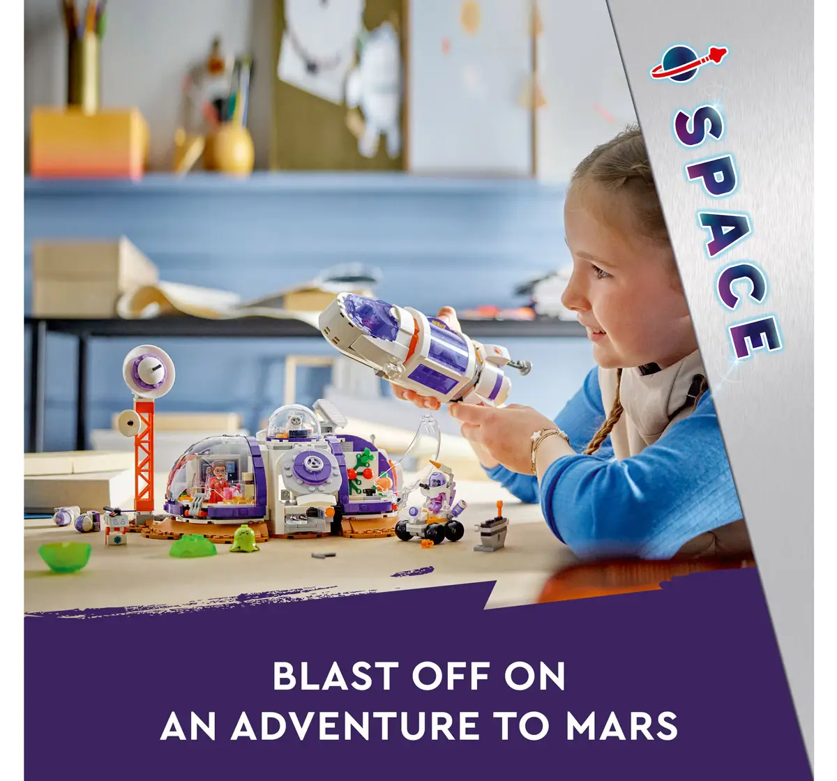 Lego Friends Mars Space Base And Rocket Toy 42605 Multicolour For Kids Ages 8Y+ (981 Pieces) 