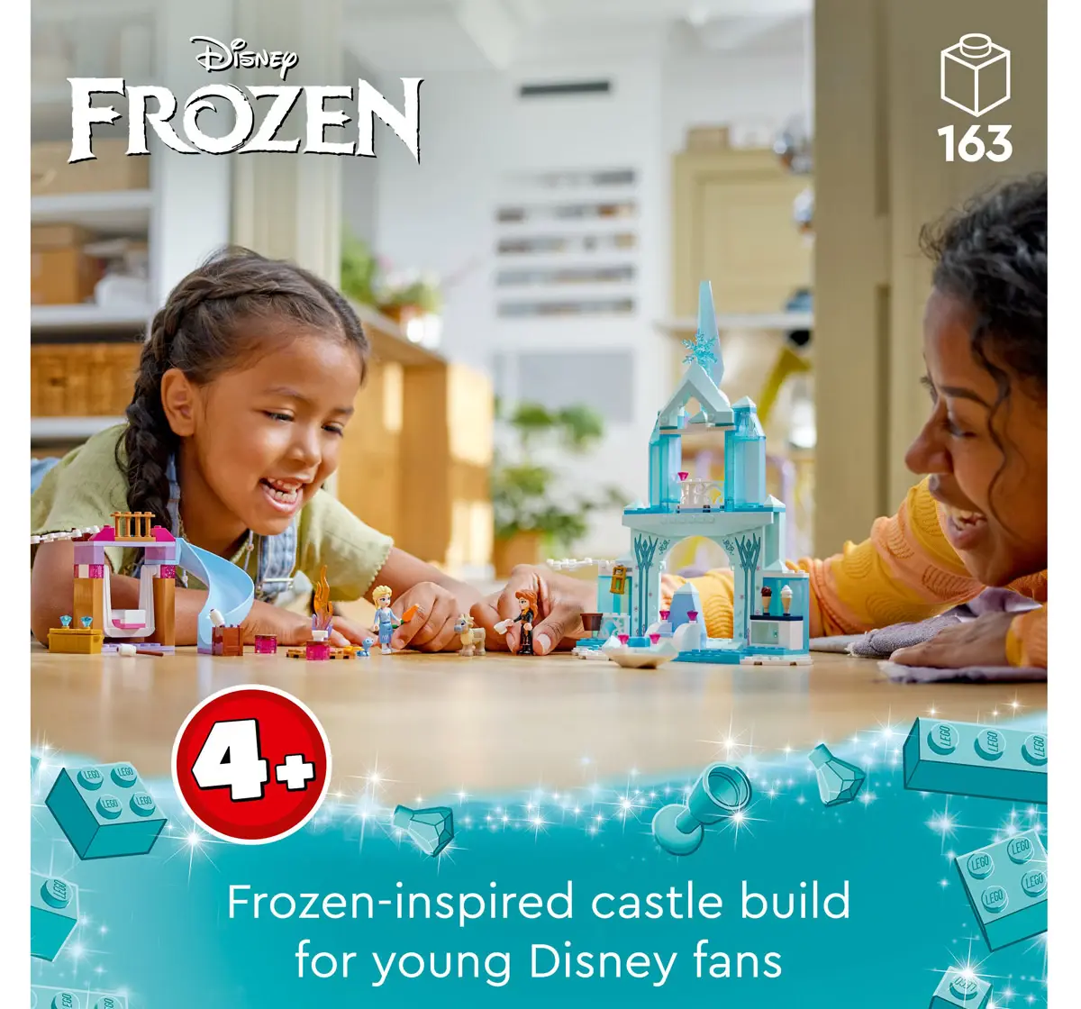 Lego Disney Frozen ElsaS Frozen Castle 43238 Multicolour For Kids Ages 4Y+ (163 Pieces) 
