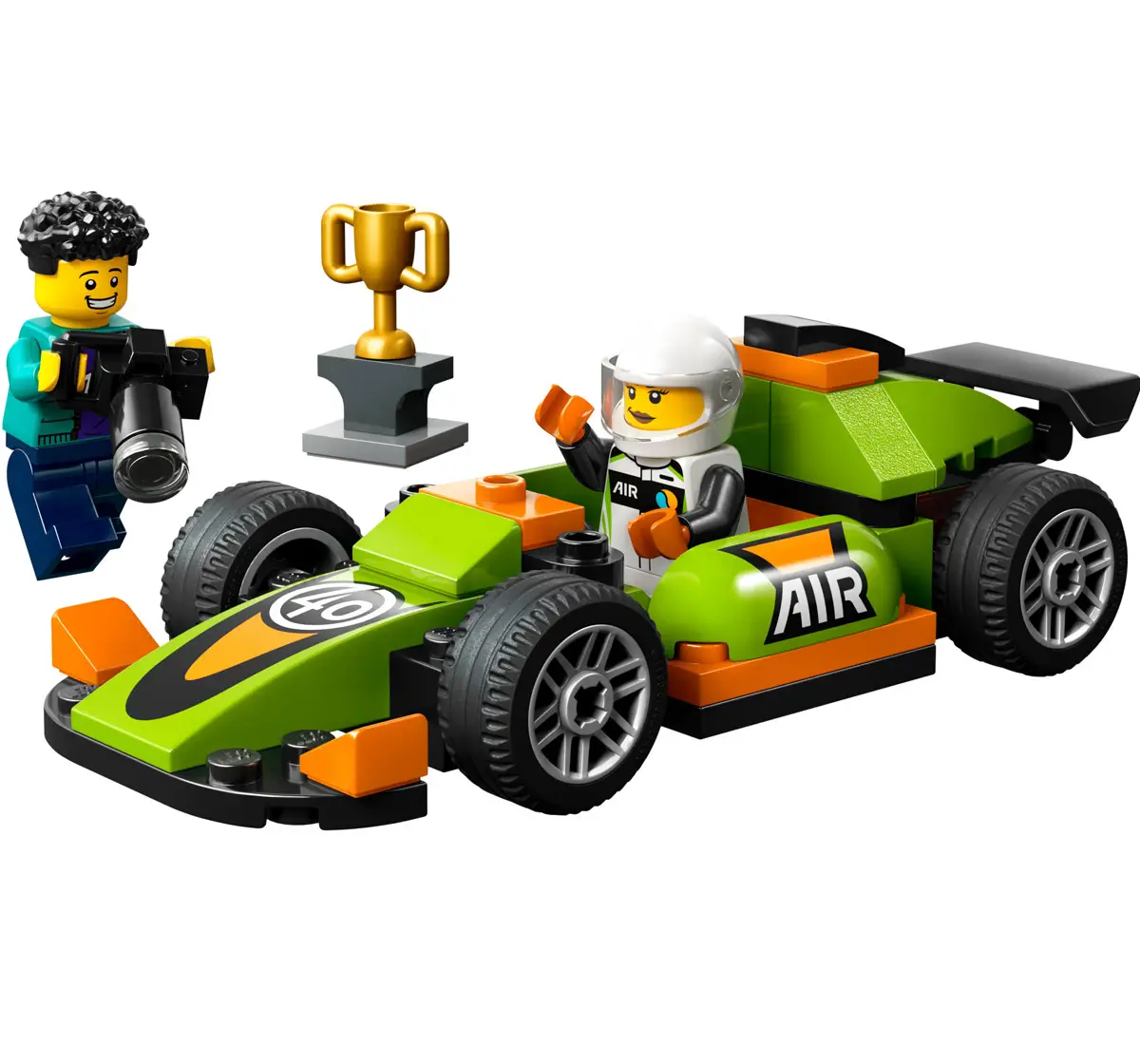 Lego City Race Car 60399 Racing Vehicle Toy Multicolour For Kids Ages 4Y+ ( 56 Pieces) 