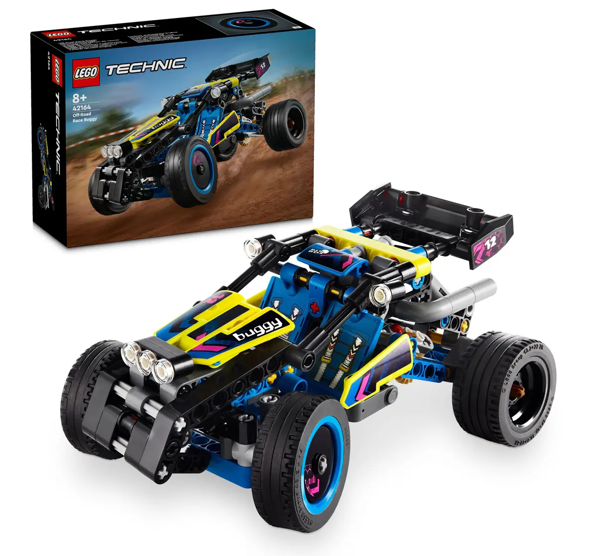 LEGO Technic Off-Road Race Buggy Car Toy 42164, 8Y+, 219 Pcs