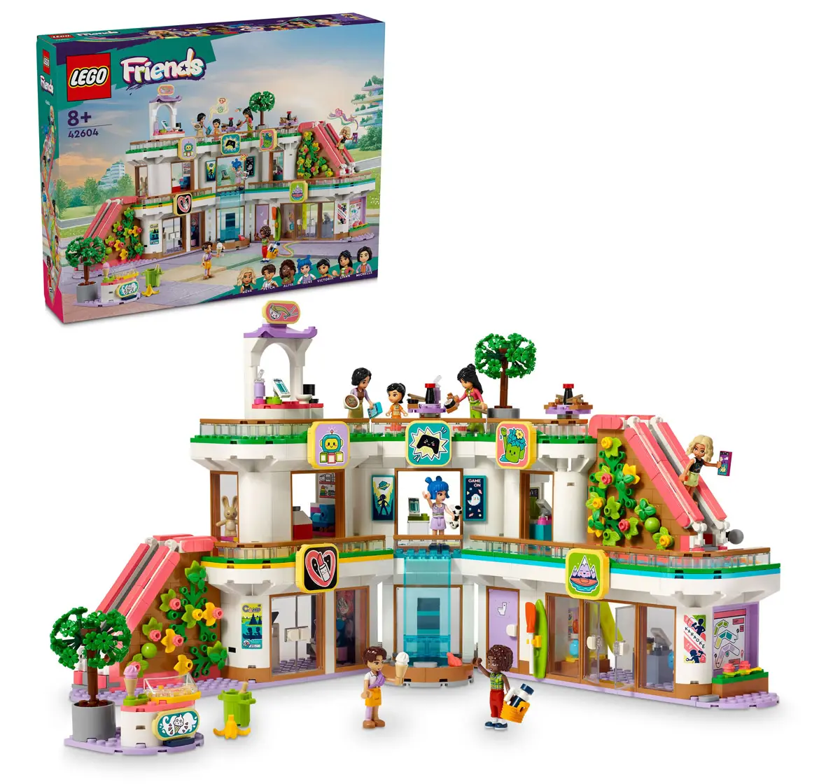 LEGO Friends Heartlake City Shopping Mall 42604 Multicolour For Kids Ages 8Y+ (1237 Pieces) 