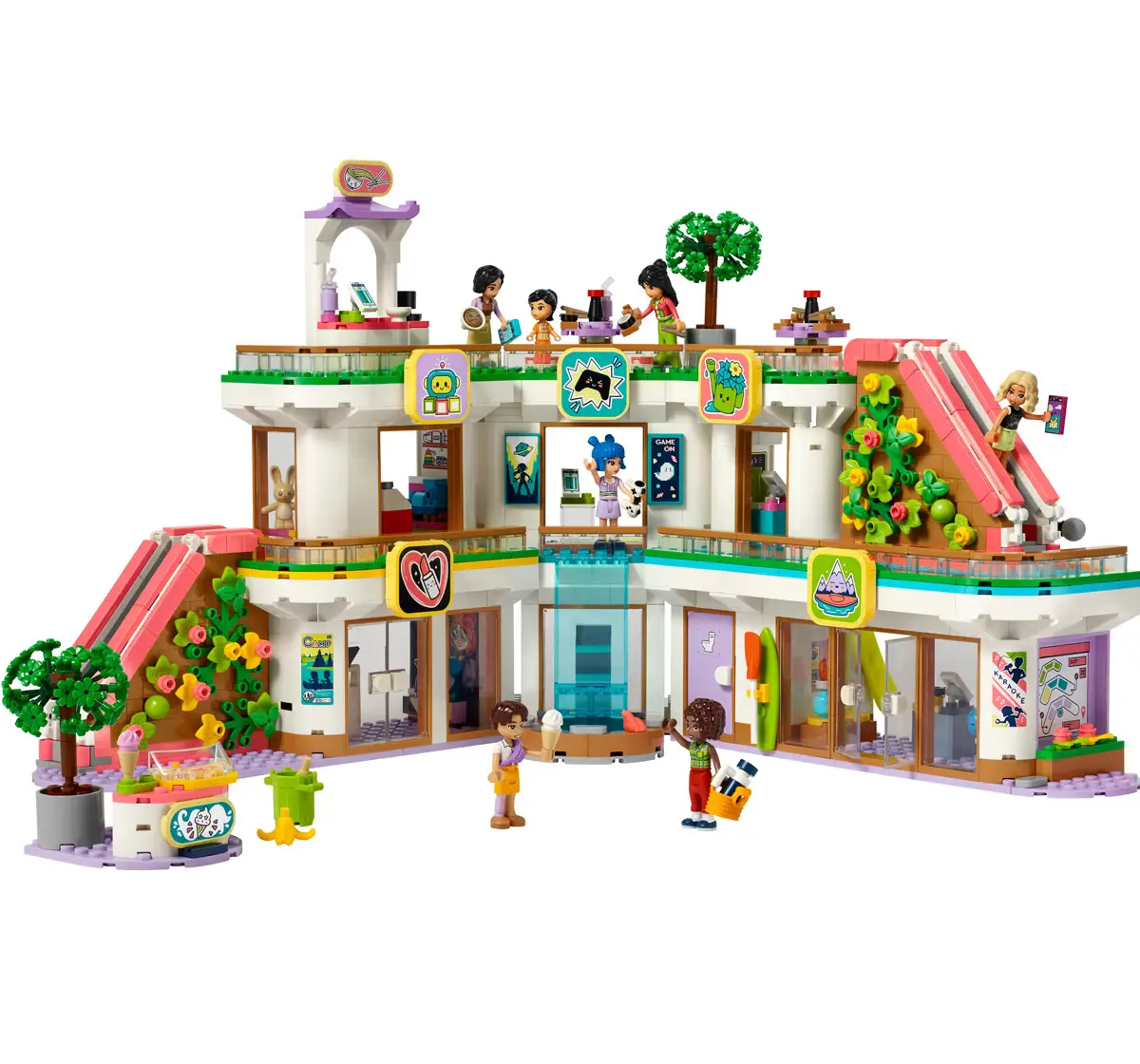 LEGO Friends Heartlake City Shopping Mall 42604 Multicolour For Kids Ages 8Y+ (1237 Pieces) 