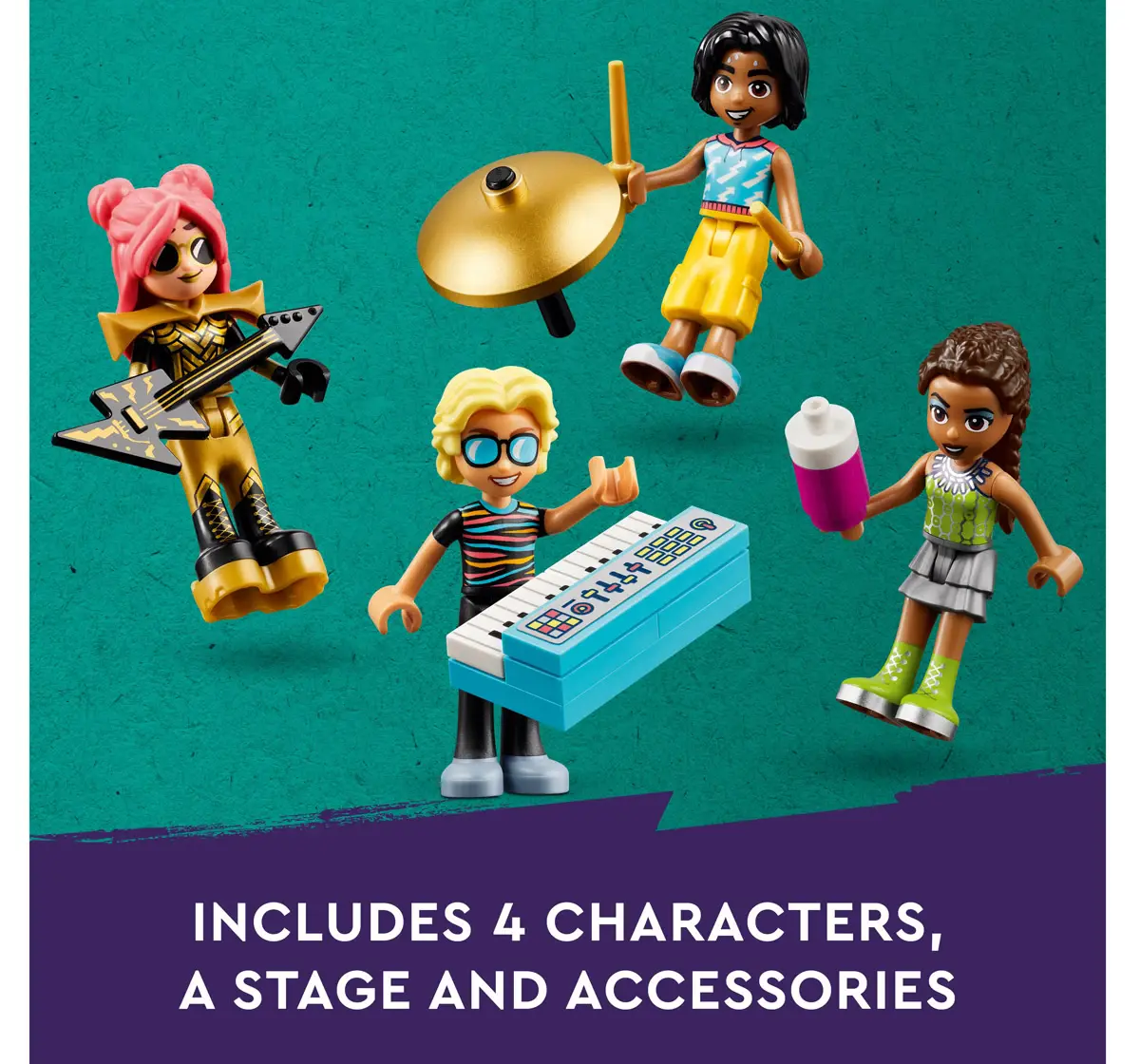 Lego Friends Heartlake City Music Talent Show Toy 42616 Multicolour For Kids Ages 7Y+ (669 Pieces) 