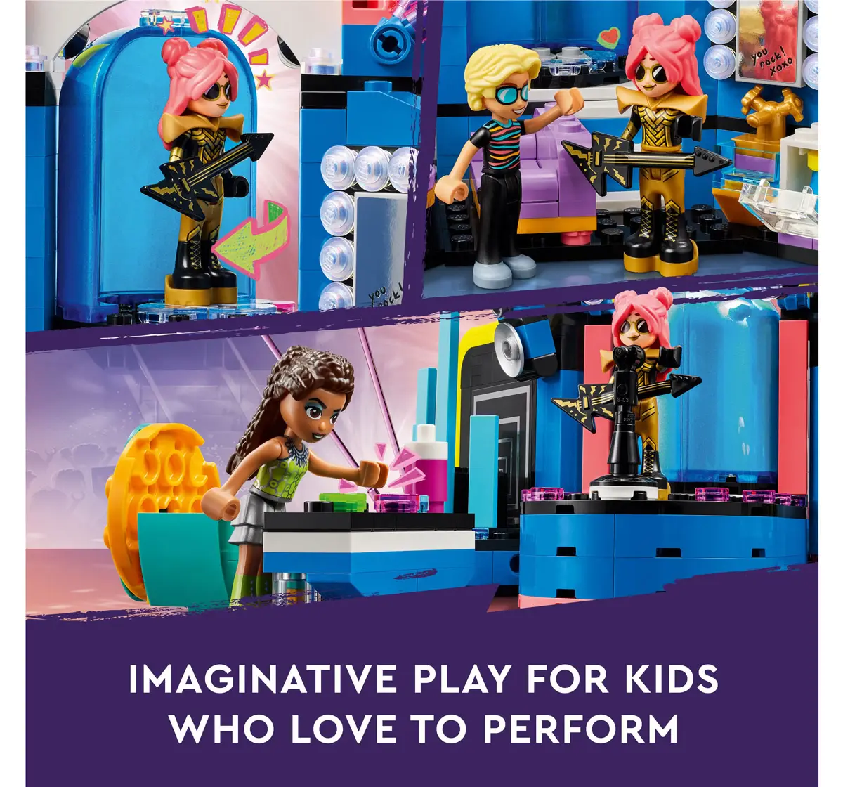 Lego Friends Heartlake City Music Talent Show Toy 42616 Multicolour For Kids Ages 7Y+ (669 Pieces) 