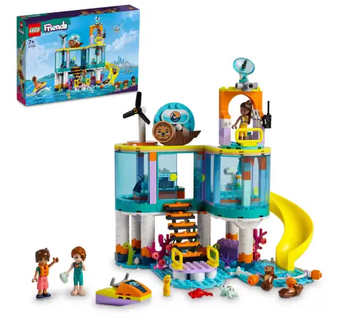 Lego Friends Sea Rescue Center 41736 Building Toy Set Multicolour For Kids Ages 7Y+ (376 Pieces)