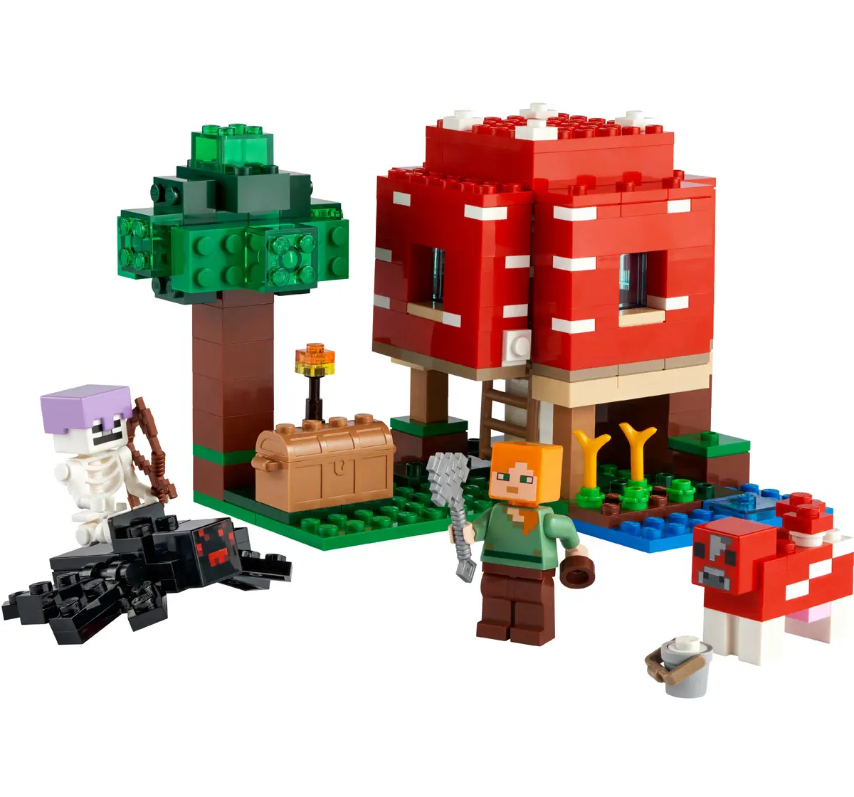 Lego Minecraft The Mushroom House 21179 Building Kit Multicolour For Kids Ages 8Y+ (272 Pieces)