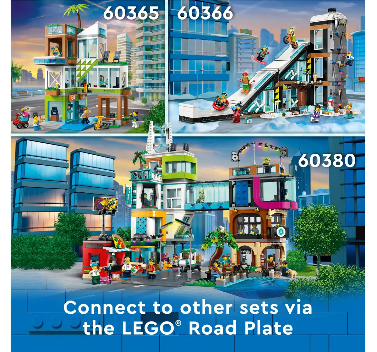 Lego City Street Skate Park 60364 Building Toy Set Multicolour For Kids Ages 6Y+ (454 Pieces)