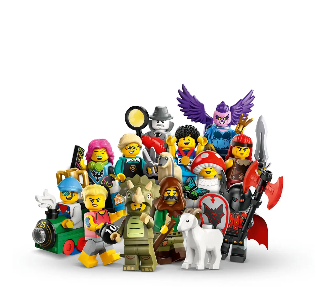 Lego Minifigures Series 25 Collectible Figures 71045 Multicolour For Kids Ages 5Y+ (9 Pieces) 