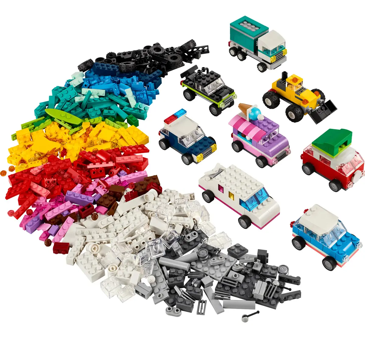 Lego Classic Creative Vehicles Building Toy 11036 Multicolour For Kids Ages 5Y+ (900 Pieces) 