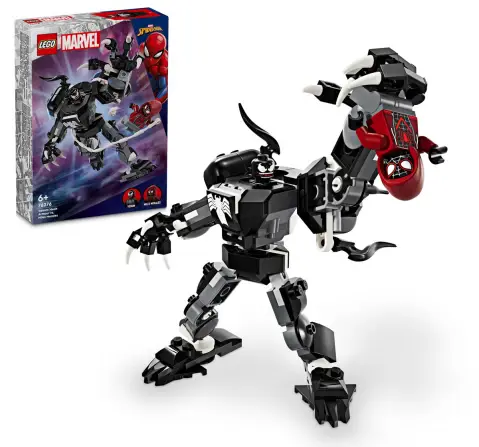 Lego Marvel Venom Mech Armor Vs. Miles Morales 76276 Multicolour For Kids Ages 6Y+ (134 Pieces) 