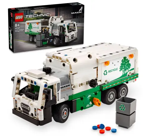 Lego Technic Mack Lr Electric Garbage Truck 42167 Multicolour For Kids Ages 8Y+ (503 Pieces) 
