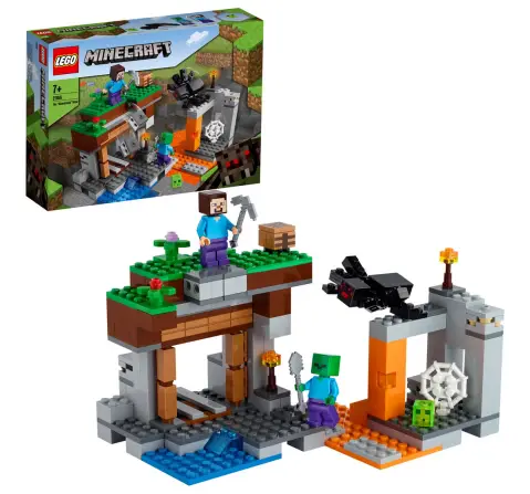 Lego Minecraft The "Abandoned" Mine 21166 Building Kit Multicolour For Kids Ages 7Y+ (248 Pieces)