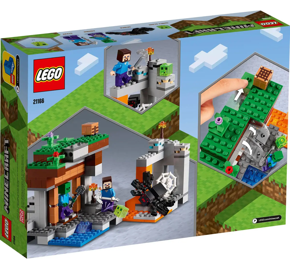 Lego Minecraft The "Abandoned" Mine 21166 Building Kit Multicolour For Kids Ages 7Y+ (248 Pieces)