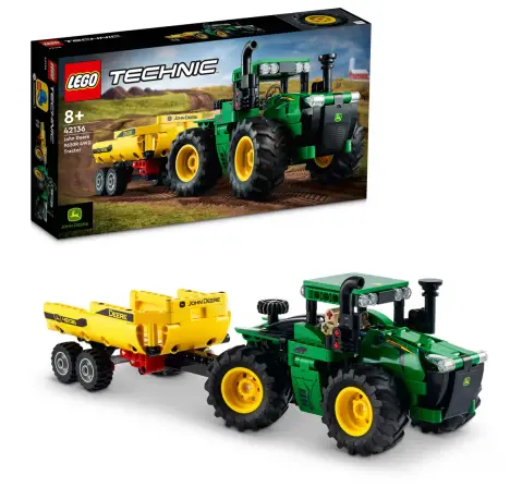 Lego Technic John Deere 9620R 4Wd Tractor Model Building Kit 42136 Multicolour For Kids Ages 8Y+ (390 Pieces)
