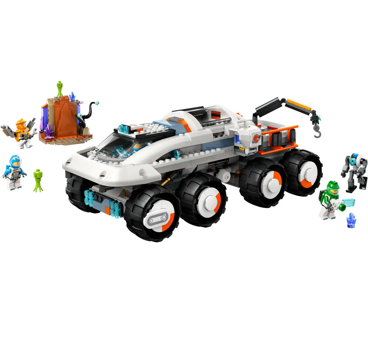 LEGO City Command Rover And Crane Loader Toy 60432 Multicolour For Kids Ages 7Y+ (758 Pieces) 