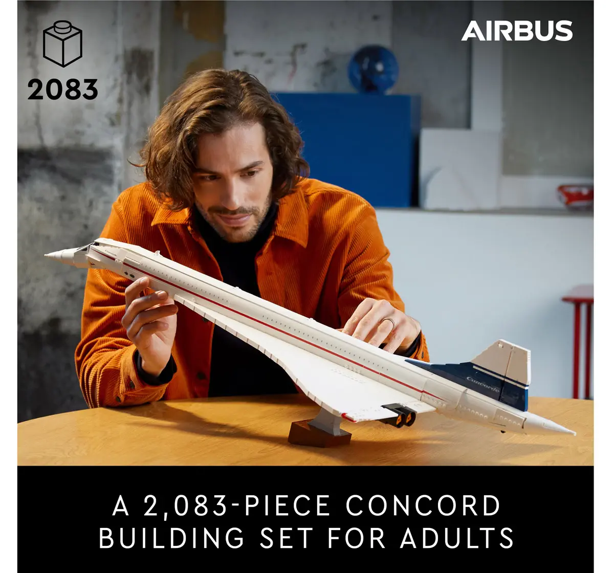 Lego Icons Concorde 10318 Building Set Multicolour For Kids Ages 18Y+ (2,083 Pieces)