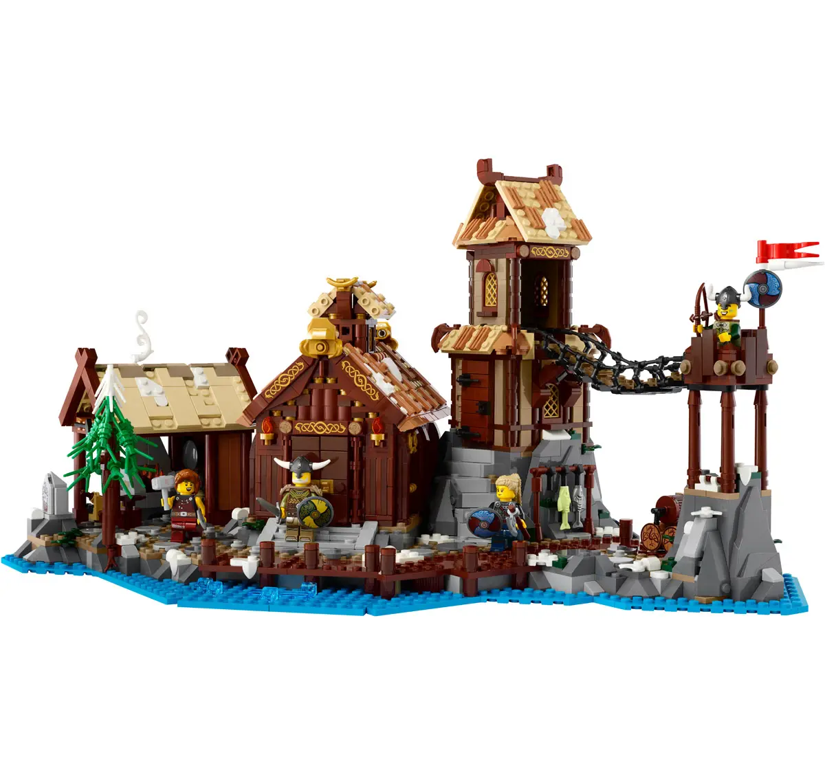 Lego Ideas Viking Village 21343 Building Set For Adults Multicolour For Kids Ages 18Y+ (2,103 Pieces)