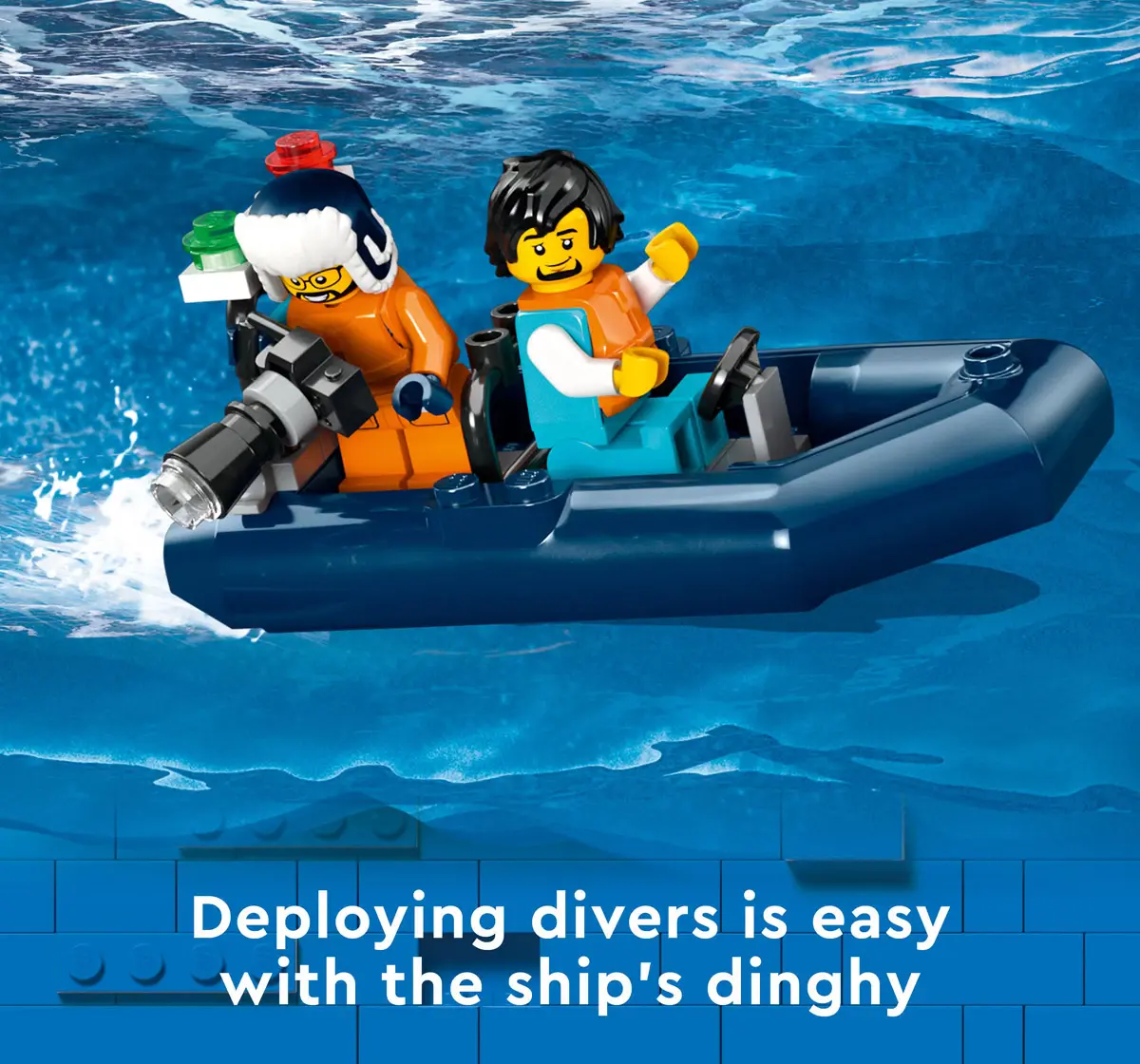Lego City Arctic Explorer Ship 60368 Building Toy Set Multicolour For Kids Ages 7Y+ (815 Pieces)