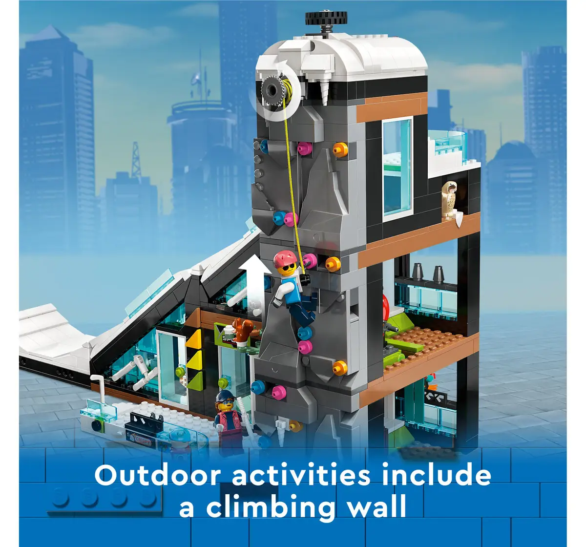 Lego City Ski And Climbing Center 60366 Building Toy Set Multicolour For Kids Ages 7Y+ (1,054 Pieces)
