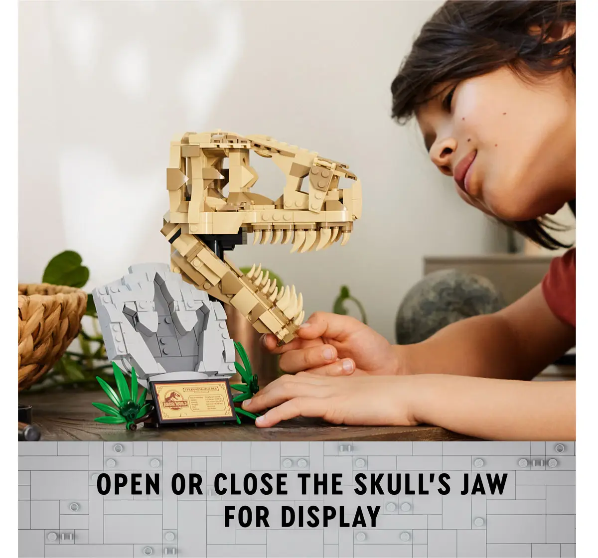 Lego Jurassic World Dinosaur Fossils: T. Rex Skull 76964 Multicolour For Kids Ages 9Y+ (577 Pieces) 