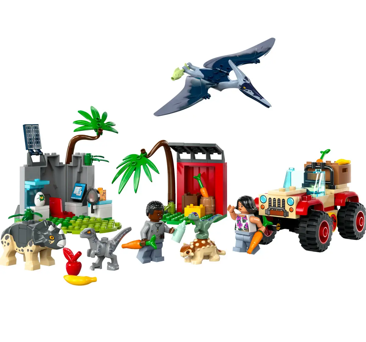 Lego Jurassic World Baby Dinosaur Rescue Center 76963 Multicolour For Kids Ages 4Y+ (139 Pieces) 