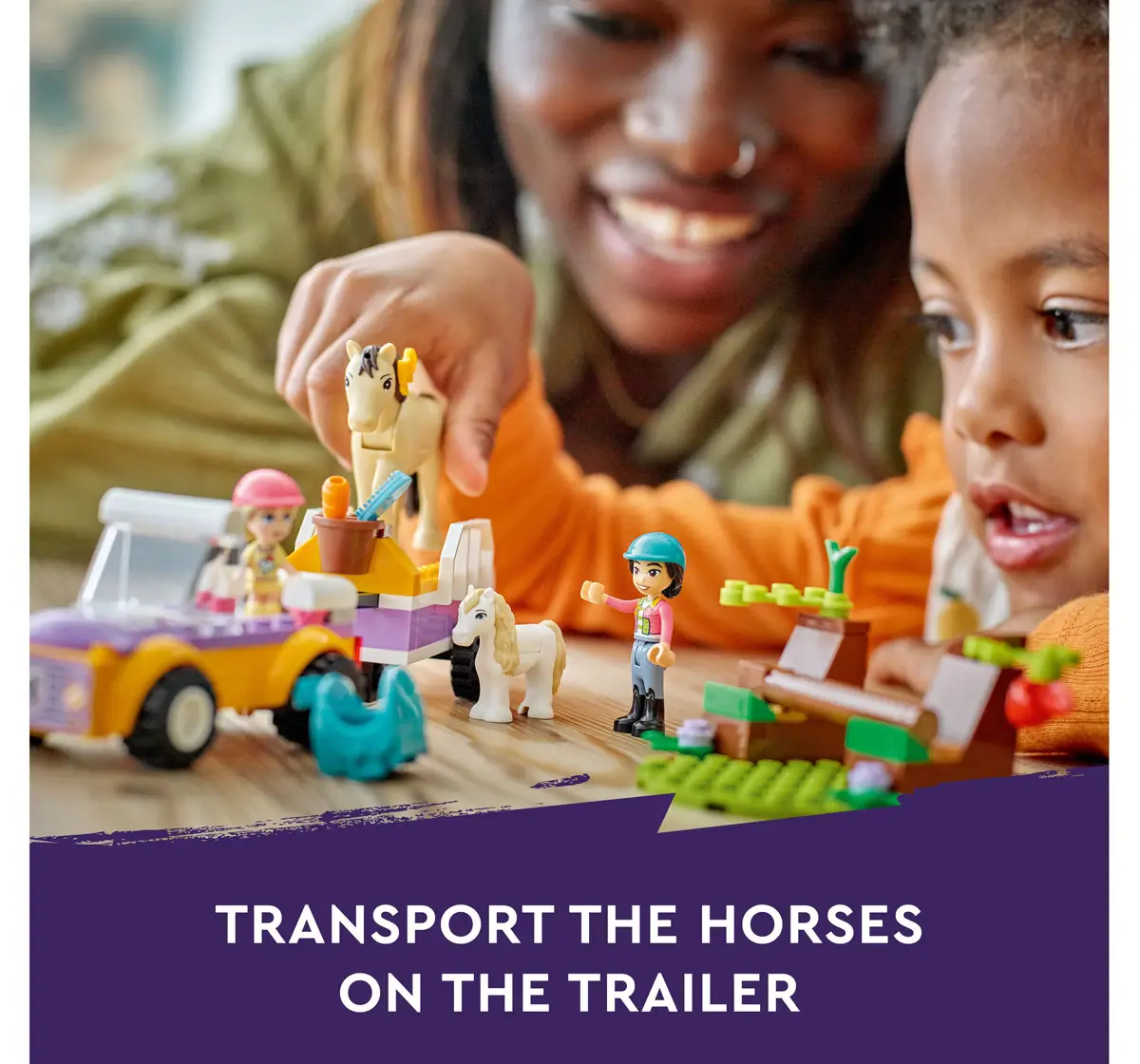 Lego Friends Horse And Pony Trailer Toy 42634 Multicolour For Kids Ages 4Y+ (105 Pieces) 