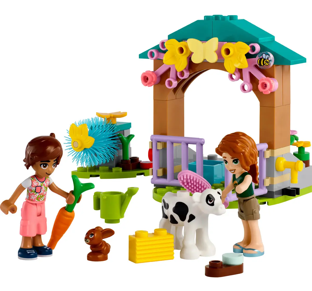 Lego Friends AutumnS Baby Cow Shed Toy 42607 Multicolour For Kids Ages 5Y+ (79 Pieces) 