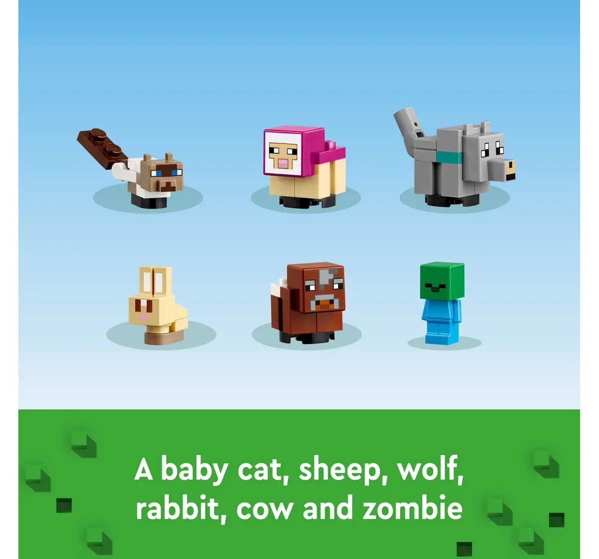 Lego Minecraft The Animal Sanctuary Set 21253 Multicolour For Kids Ages 7Y+ (206 Pieces) 