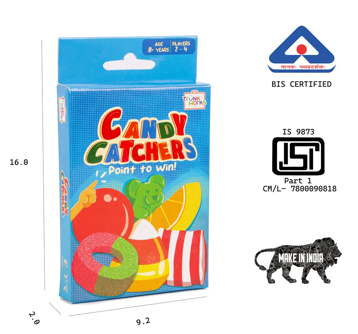 Trunk Works Candy Catchers Strategic Card Game, 8Y+