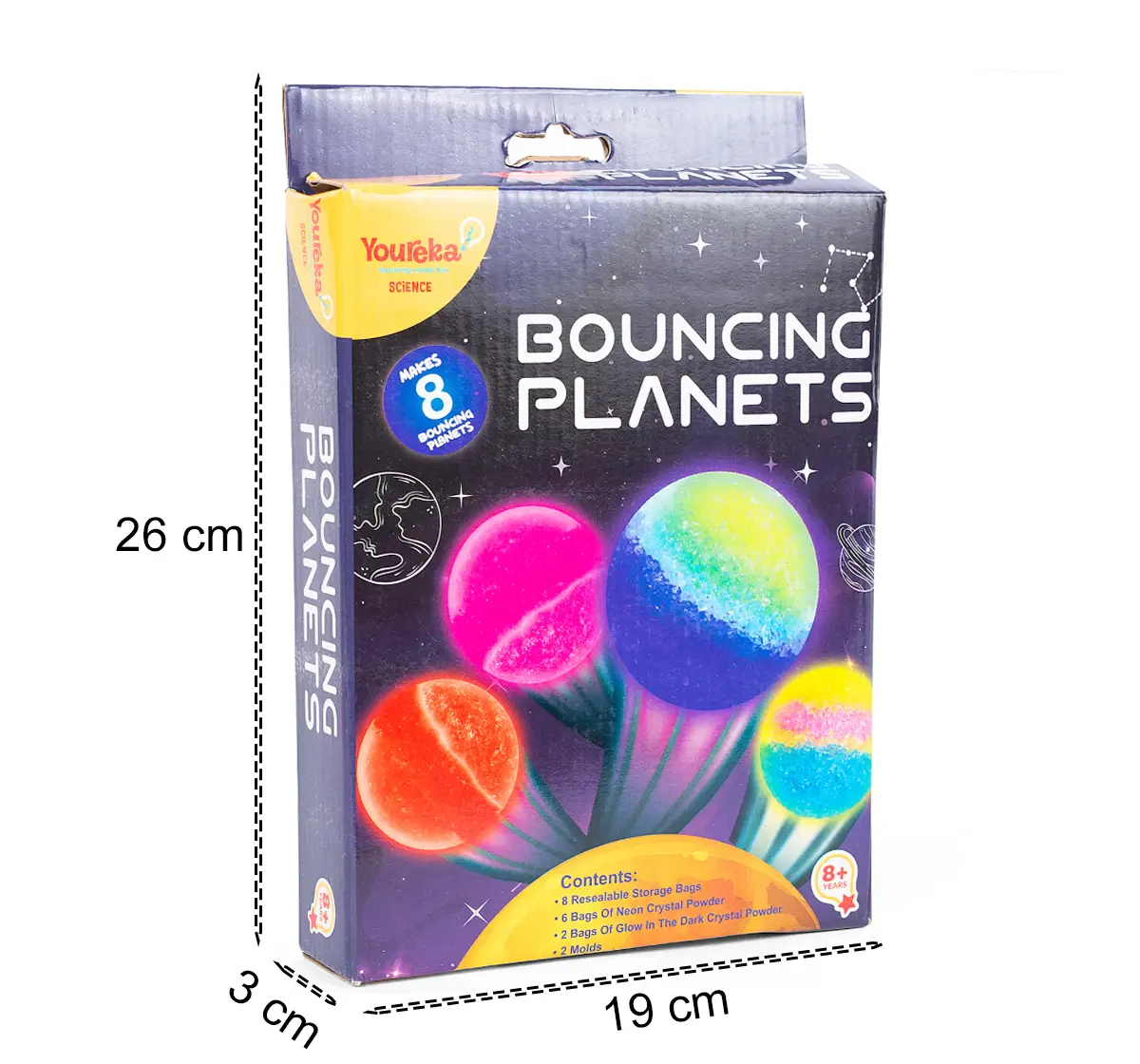 Youreka Glow In The Dark Bouncing Ball, 8Y+