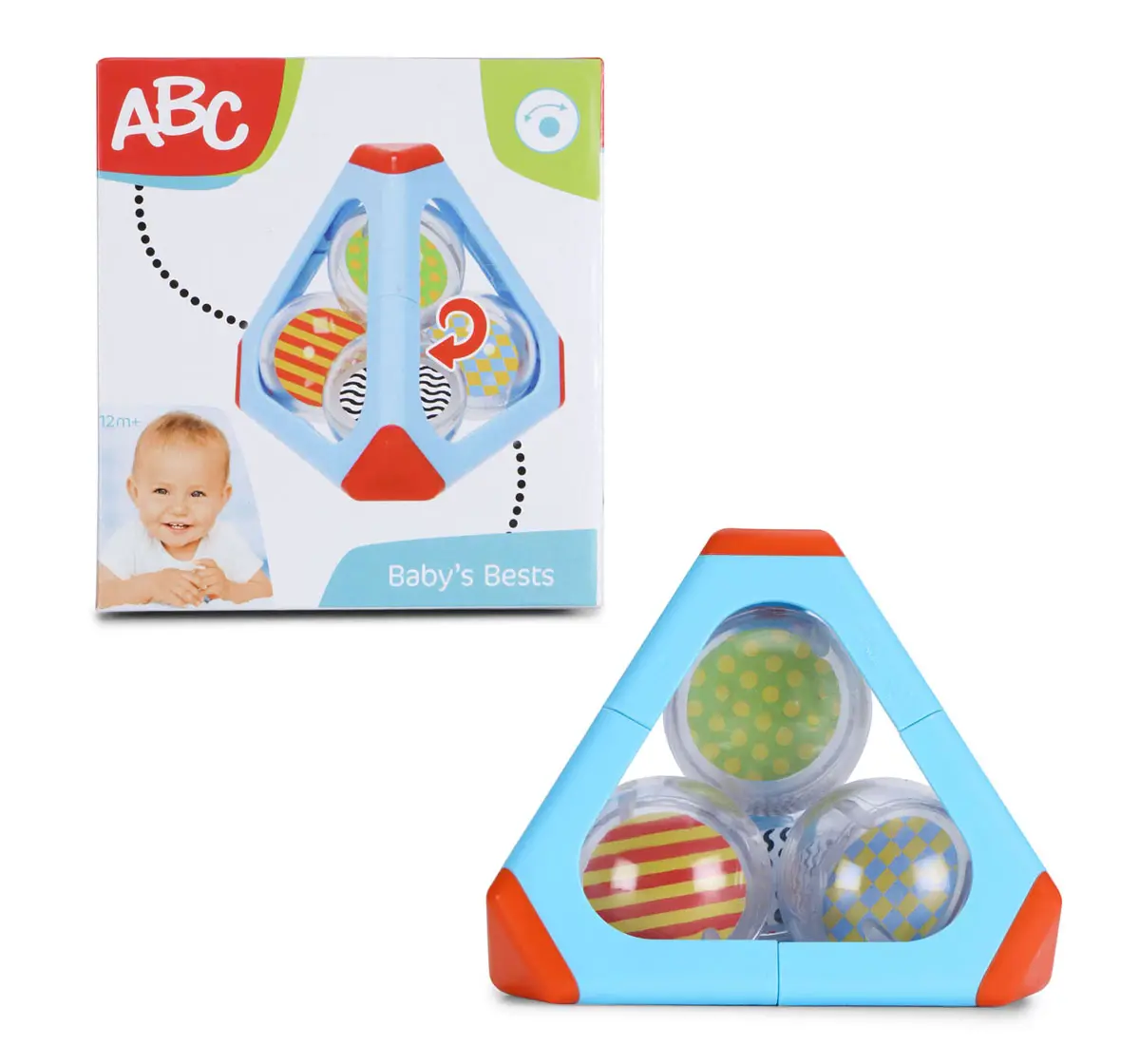 ABC Rattle Pyramid Multicolour, 12M+