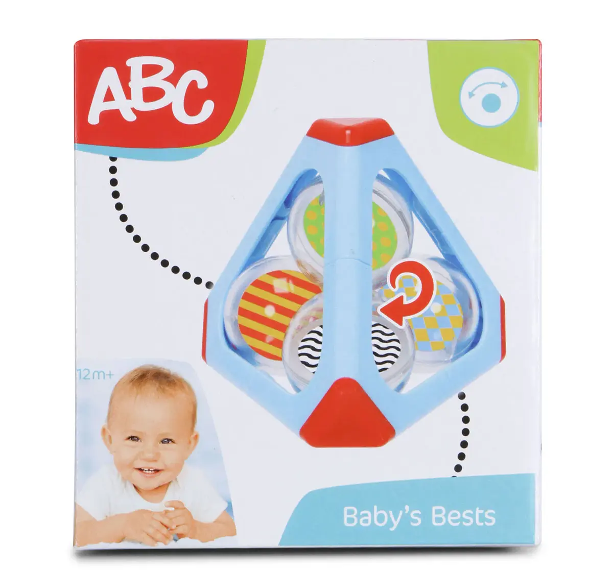 ABC Rattle Pyramid Multicolour, 12M+