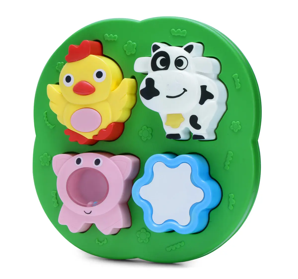 ABC Farm Puzzle With Rattles Multicolour, 12M+