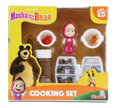 Masha And The Bear Simba Masha Playset Kitchen Multicolour, 3Y+