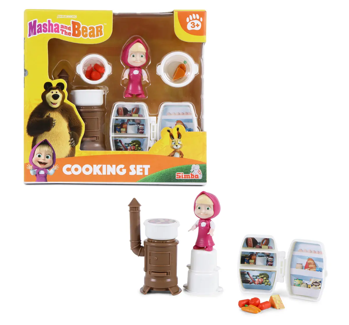 Masha And The Bear Simba Masha Playset Kitchen Multicolour, 3Y+