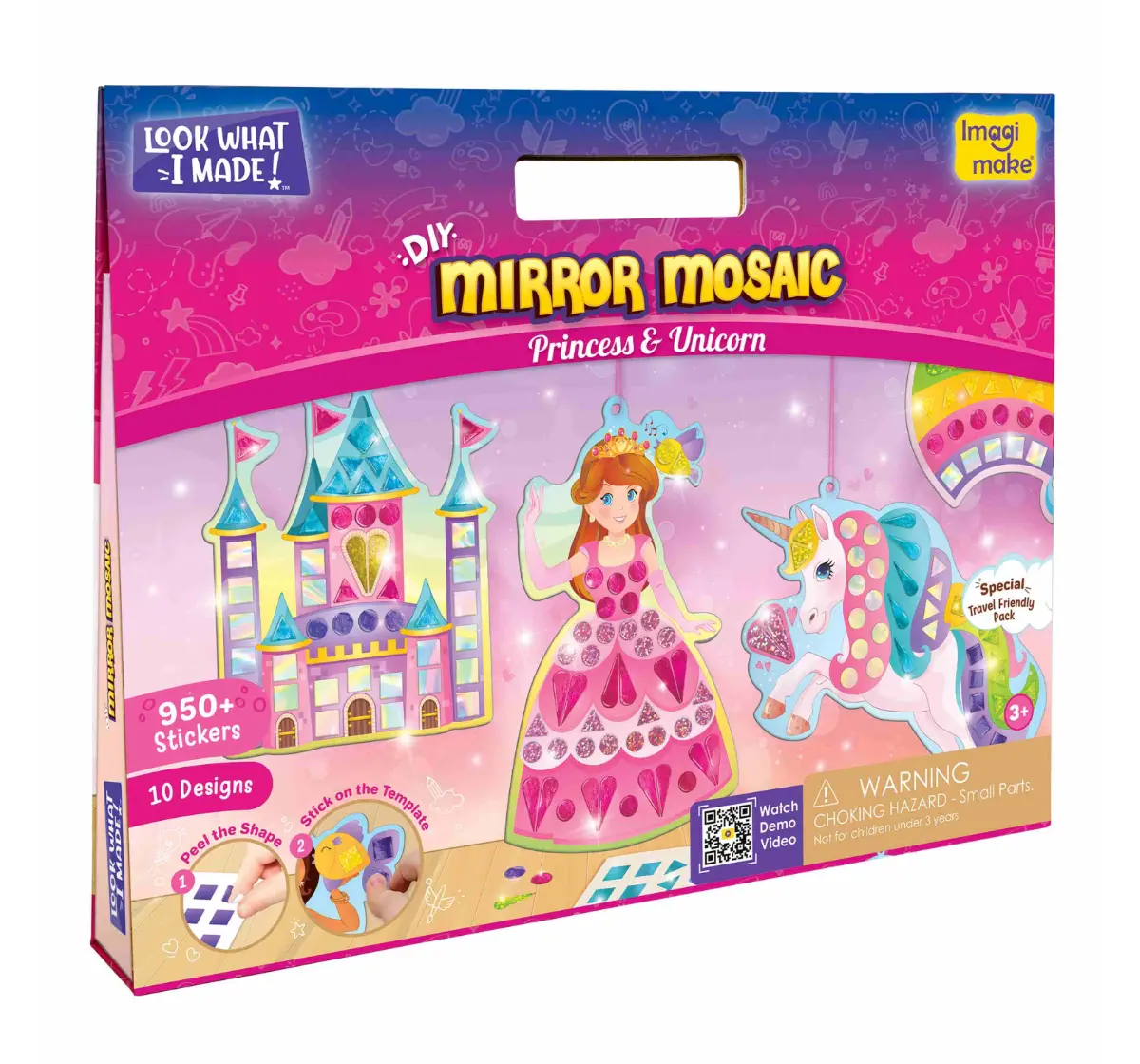 Imagimake Mirror Mossaic - Princess & Unicorn, 3Y+