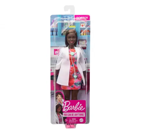 Barbie Doctor Doll Multicolour For Girls Ages 3Y+