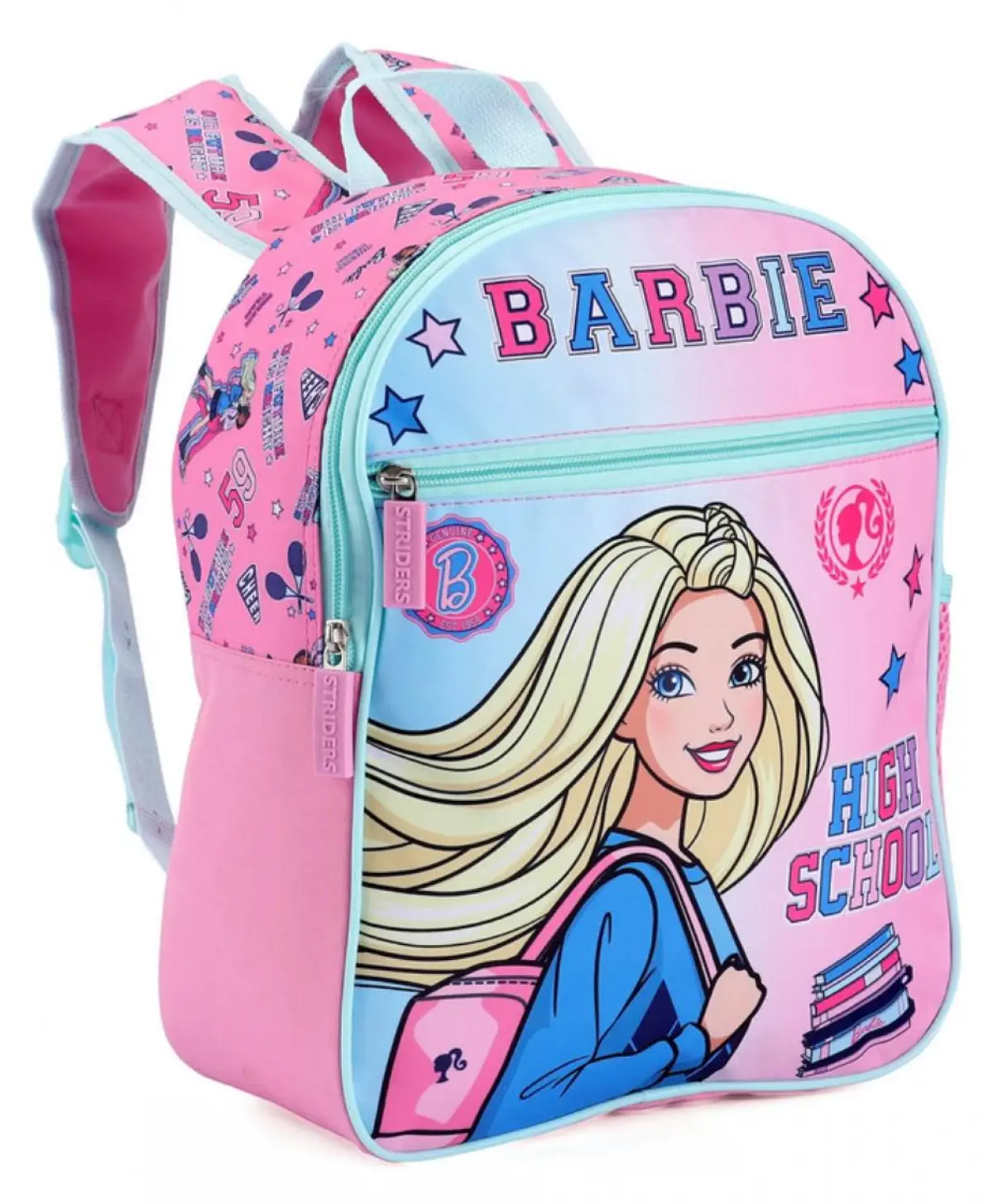 Striders 13 inches Barbie School Bag Dreams in Style for Little Fashionistas Multicolor For Kids Ages 2Y+
