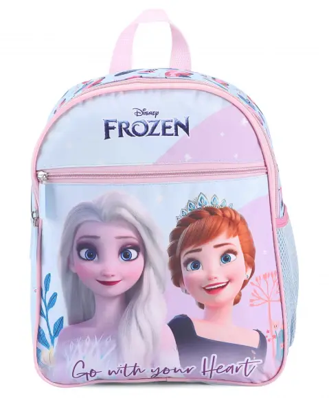 Striders 13 inches Frozen-Inspired School Bag for Winter Wonderland Adventures Multicolor For Kids Ages 2Y+