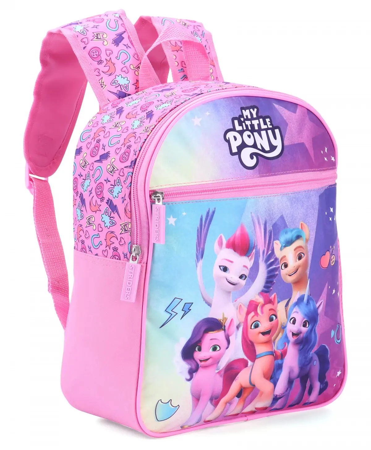 Striders 13 inches My Little Pony School Bag Magical Adventures for Young Dreamers Multicolor For Kids Ages 2Y+