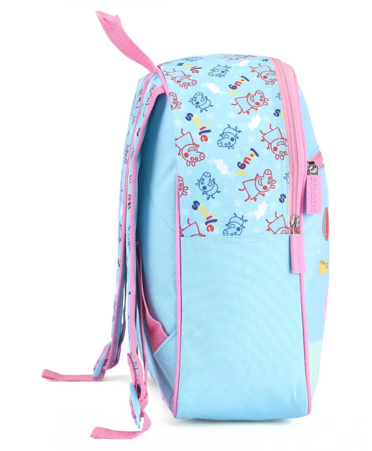 Striders 13 inches Peppa Pig-Inspired School Bag for Little Explorers Multicolor For Kids Ages 2Y+