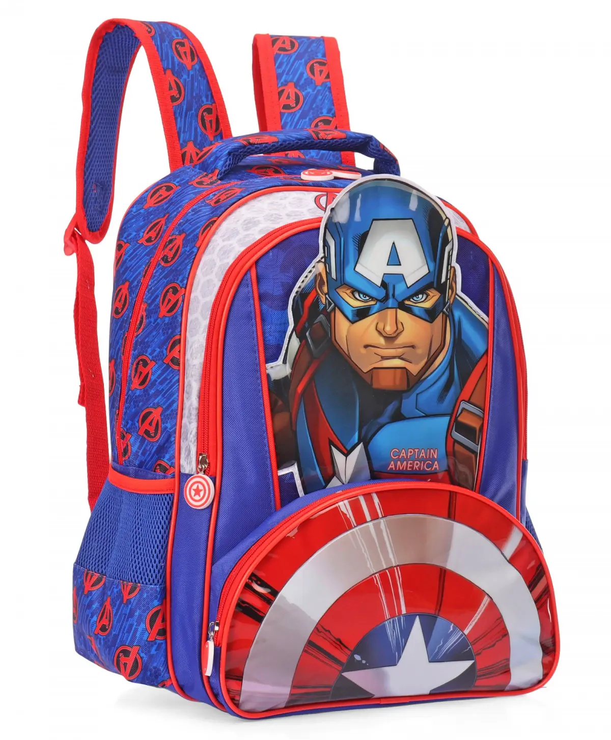 Striders 16 inches Avengers School Bag A Playful Companion for School Days Multicolour, 6Y+