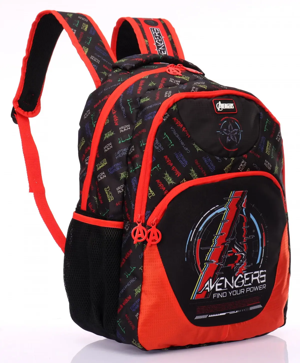 Striders 16 inches Avengers School Bag A Playful Companion for School Days Multicolour, 6Y+