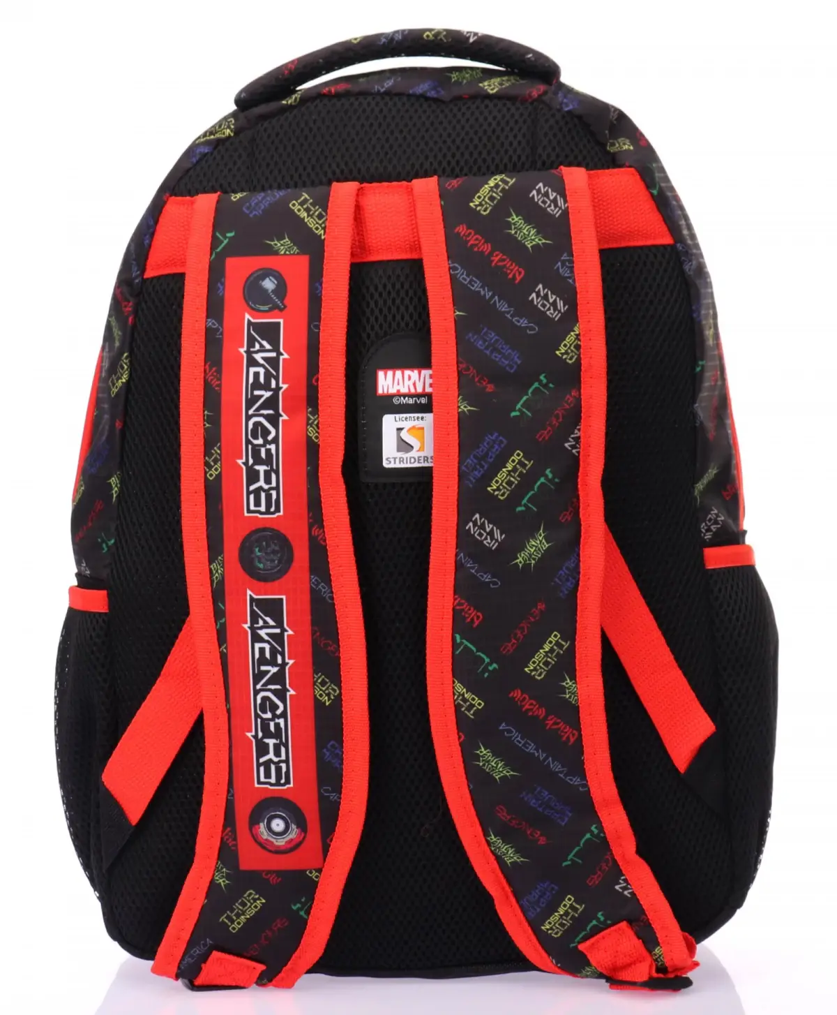 Striders 16 inches Avengers School Bag A Playful Companion for School Days Multicolour, 6Y+