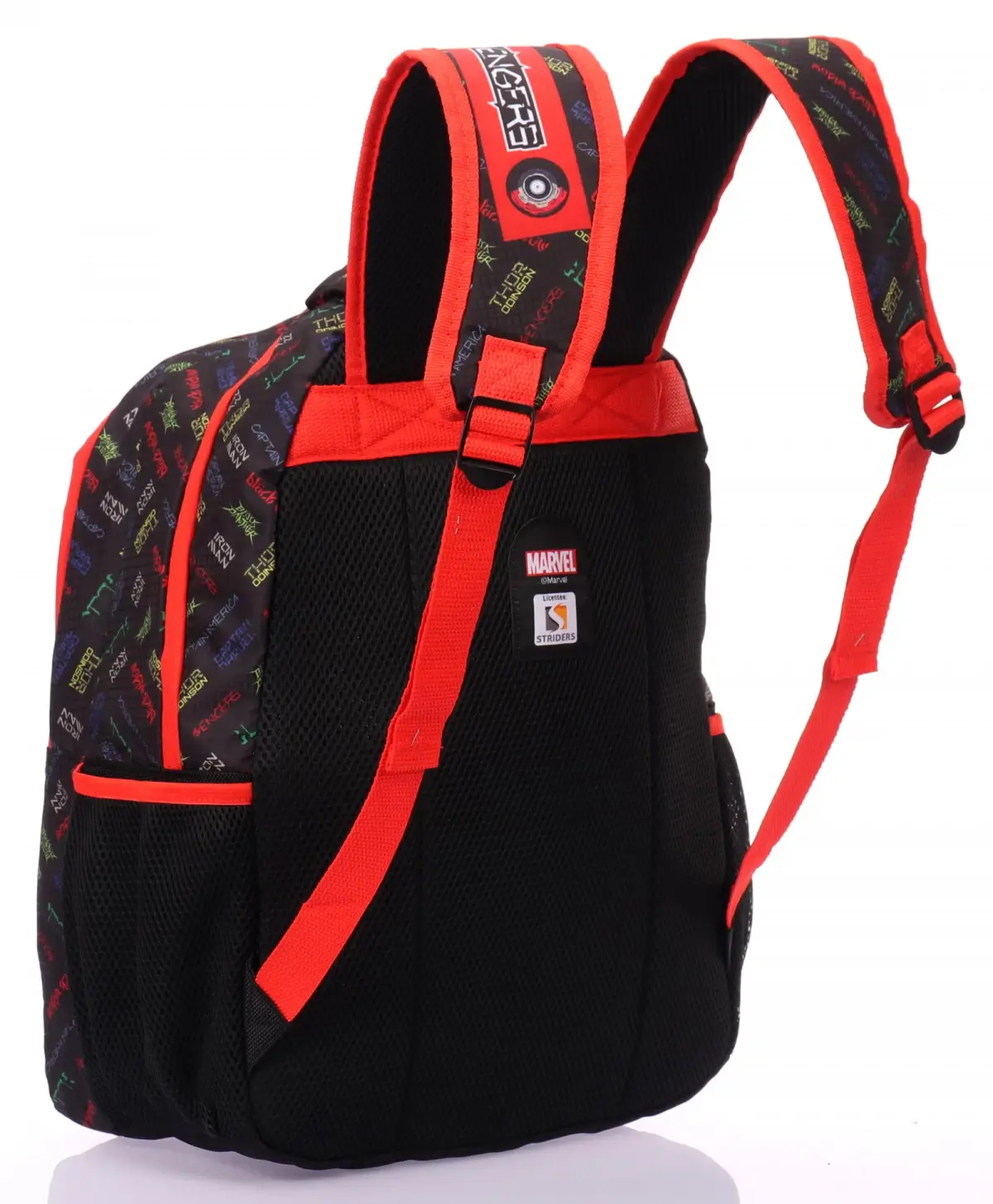 Striders 16 inches Avengers School Bag A Playful Companion for School Days Multicolour, 6Y+