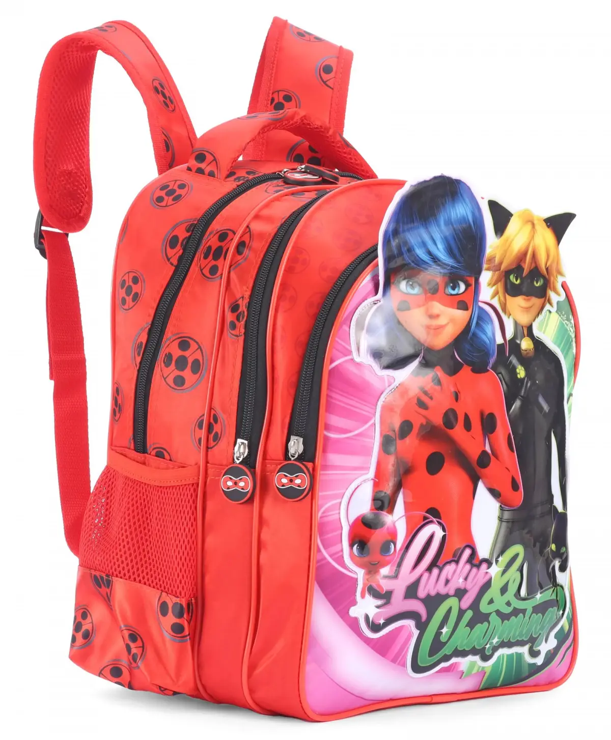 Striders 16 inches Miraculous Elevate Back-to-School with Our Stylish Miraculous School Bag Multicolour, 6Y+