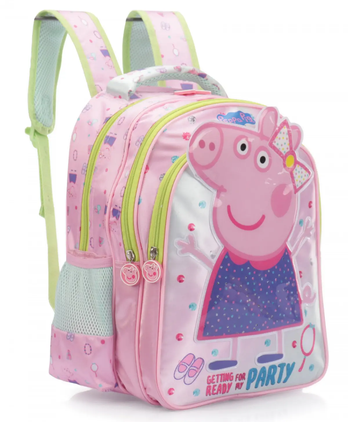 Striders 16 inches Peppa Pig-Inspired School Bag for Little Explorers Multicolour, 6Y+