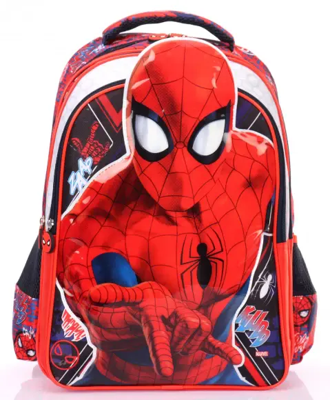 Striders 16 inches Spiderman School Bag Inspire Learning with Spider-Man's Style Multicolour, 3Y+