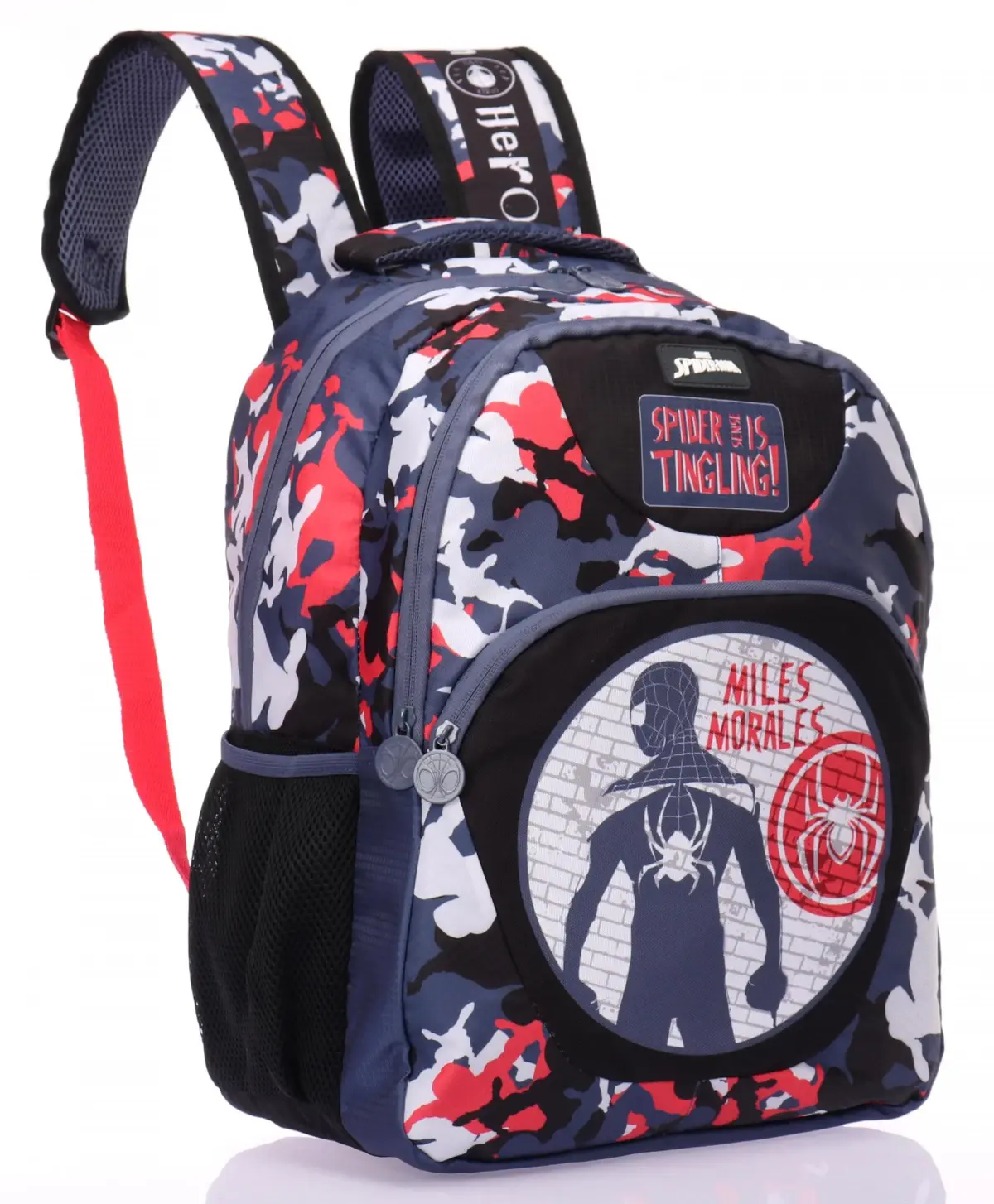 Striders 14 inches Spiderman School Bag Inspire Learning with Spider-Man's Style Multicolour, 3Y+